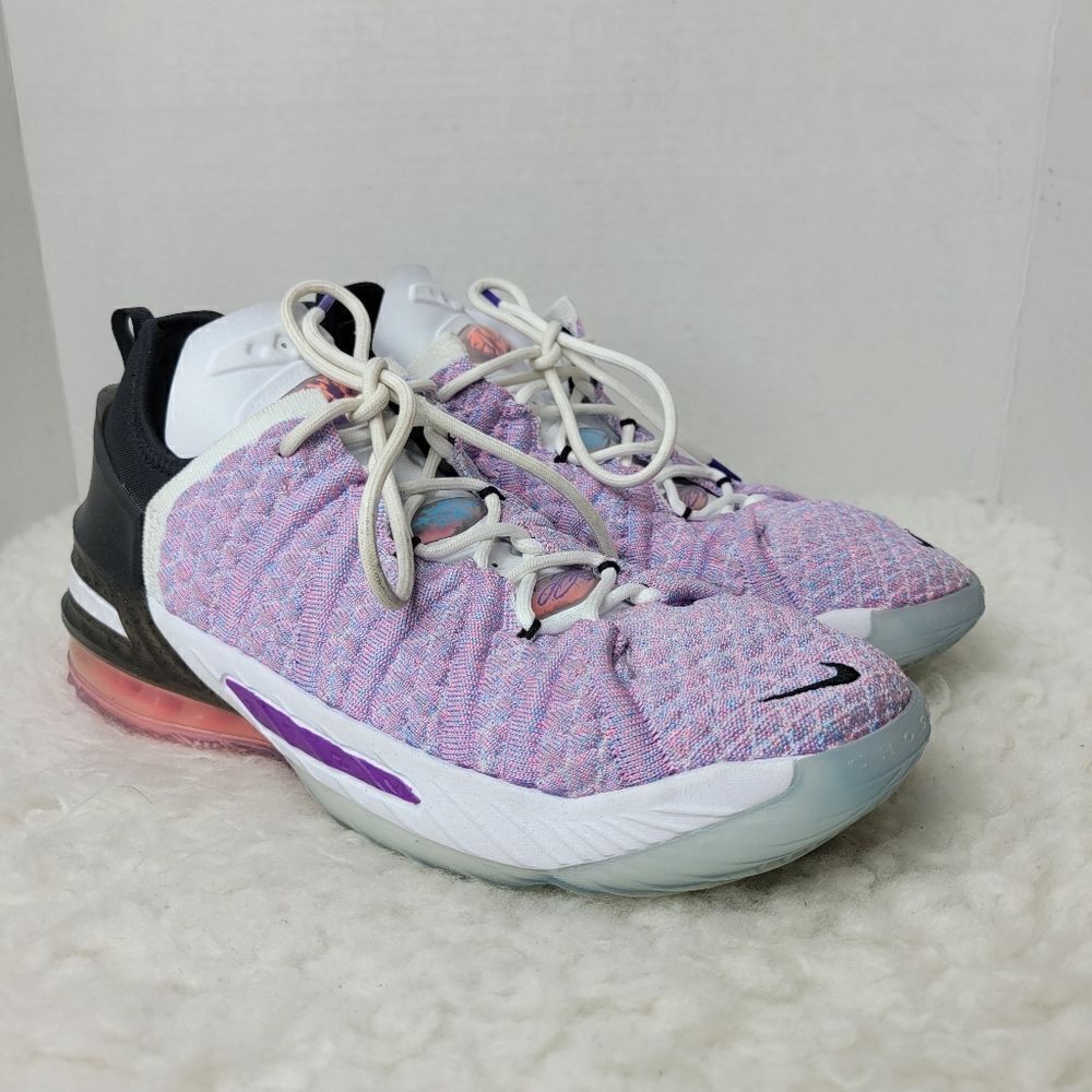 Nike Lebron James XVIII GS Basketball Mens Shoes Size 7 Multi-Color CW2760-900